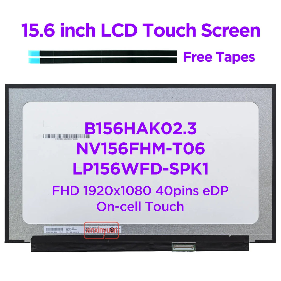 NV156FHM-T0C 15.6 FHD 60Hz 40 Pins LCD Display Replacement Touch NV156FHM-T0C 15.6 FHD 60Hz 40 Pins LCD Display Replacement Touch