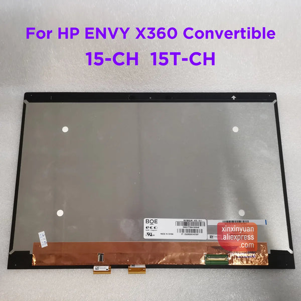 StoneTaskin 15.6 LCD Laptop Touch Screen Digitizer Assembly For HP SPECTRE x360 15-CH 15T-CH000 15-CH008CA 15-CH012NR 15-ch005TX 15-ch012TX Display Panel Fully Tested Free Fast Shipping