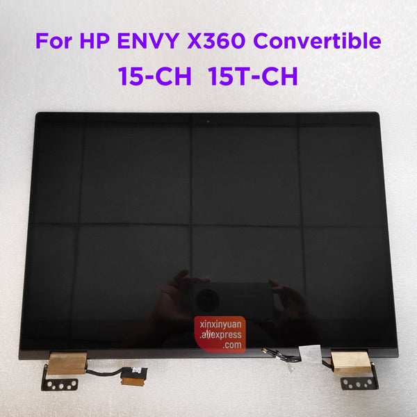 StoneTaskin 15.6 LCD Screen Complete Assembly For HP SPECTRE x360 15-CH 15T-CH000 15-CH008CA 15-CH012NR 15-ch005TX 15-ch012TX L15596-001 Replacement