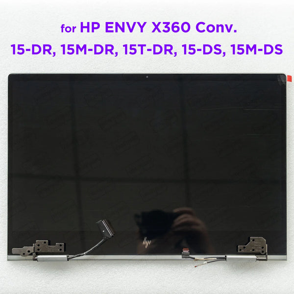 StoneTaskin 15.6 LCD Touch Screen Complete Assembly for HP ENVY X360 15-DR 15M-DR 15T-DR 15-DS 15M-DS 15-DR0012DX Display Panel L53545-001 Display Panel Fully Tested Free Fast Shipping