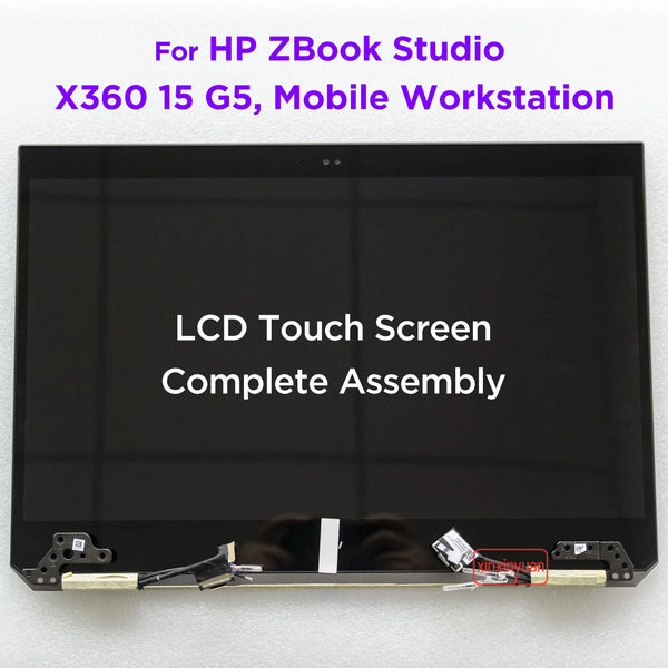 StoneTaskin 15.6 LCD Touch Screen Complete Assembly for HP ZBook Studio X360 15 G5 Mobile Workstation Display Panel Replacement L28706-001 Display Panel Fully Tested Free Fast Shipping