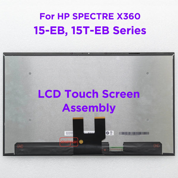 StoneTaskin 15.6 LCD Touch Screen Digitizer Assembly for HP SPECTRE 15-EB 15T-EB 15-eb0028TX 15-eb0042TX 15-eb0035TX 15-EB0097NR 15-eb0012TX Display Panel Fully Tested Free Fast Shipping