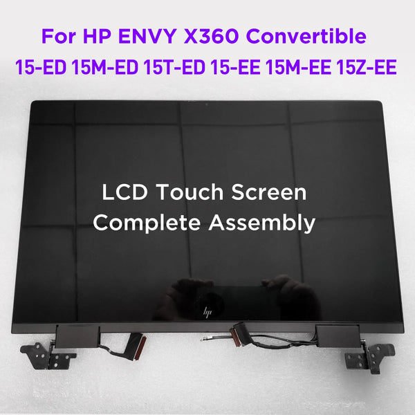 StoneTaskin 15.6 LCD Touch Screen Digitizer Complete Assembly For HP ENVY 15-ED 15M-EE 15Z-EE 15-ED1502TX 15M-ED0013DX 15T-ED000 15-EE1018NR Fully Tested Free Shipping