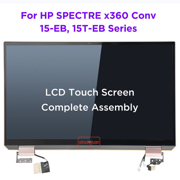 StoneTaskin 15.6 LCD Touch Screen Digitizer Complete Assembly For HP SPECTRE 15-eb 15t-eb 15-eb0064TX 15-EB0053DX 15-EB0083NR 15-EB0020CA Replacement