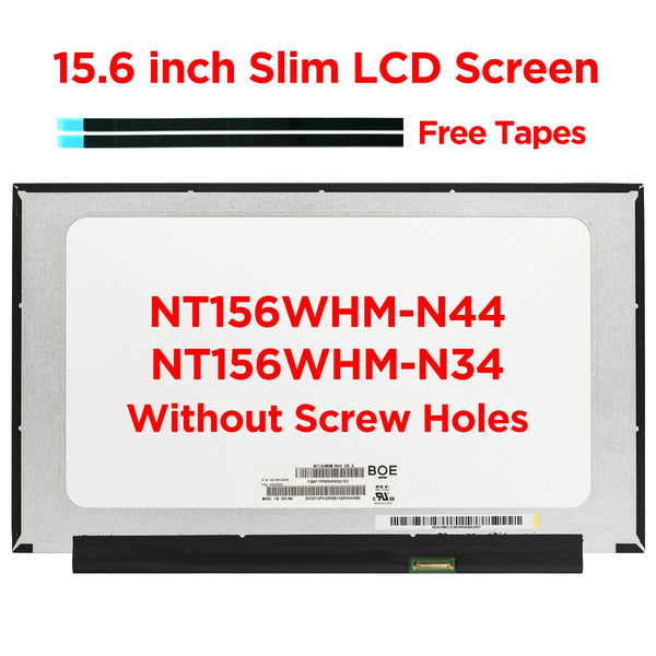 15.6" inch Laptop Screen NT156WHM-N44 V8.0 NT156WHM-N34 B156XTN08.1 B156XTN08.0 LCD Matrix Display Panel HD1366x768 30pin eDP