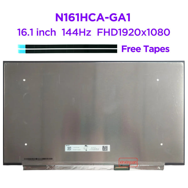 StoneTaskin Original 16.1" IPS 144Hz Laptop LCD Screen N161HCA-GA1 NV161FHM-NY1 NV161FHM NY3 NX1 NX2 NH1 Matrix Display Panel FHD1920x1080 40pin eDP Fast Free Shipping