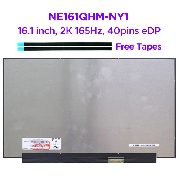 StoneTaskin Original 16.1 QHD2K 165Hz Laptop LCD Screen NE161QHM-NY1 for HP VICTUS 16-e 16Z-E 16-e0090 16-e0103AX Display 2560x1440 M54741-001 40pins Fast Free Shipping