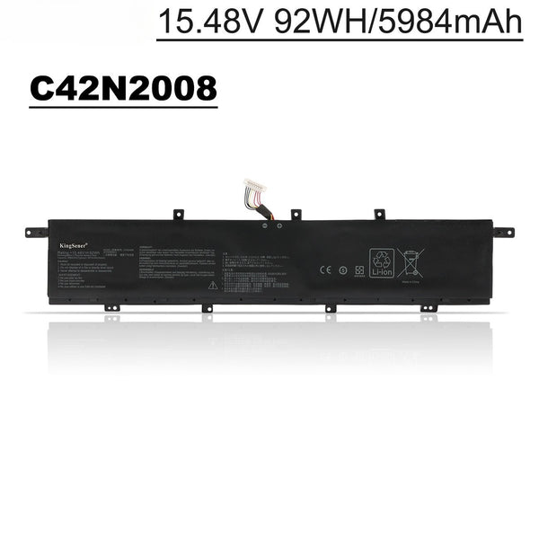 StoneTaskin  C42N2008 Laptop Battery For ASUS ZenBook Pro Duo 15 OLED UX582 UX582LR Series XS74T UX582LR-H2002TS H2003R LR-XS74T