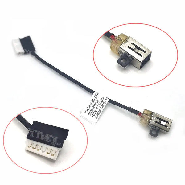 2PCS DC Power Jack Socket For DELL 3480 3490 3590 Latitude E3490 E3590 0228R6 228R6 DAL10 DAL20 Charge Connector DC-IN Cable