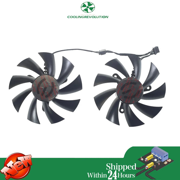 StoneTaskin Original Brand New 2PCS Power Logic PLA09215B12H DC 12V 0.55A 4Pin Cooler Fan Replacement For EVGA GeForce GTX 760 780 Graphics Video Card Fans Free Shipping