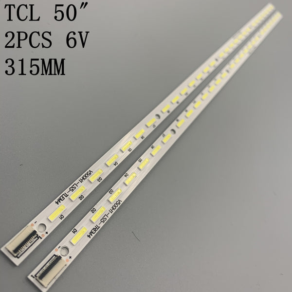 StoneTaskin 2Pieces 50inch LCD TV backlight lamp V500H1-LS5-TLEM4 V500H1-LS5-TREM4 V500HK1-LS55 1PCS=28LED 315MM 100%NEW