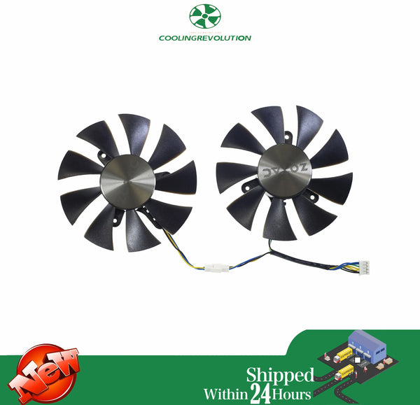 StoneTaskin Original Brand New 2pcs/Lot GA91S2H GFY09010E12SPA 42*42*42mm 4Pin 86mm VGA Fan For Zotac GTX1070 MINI Graphics Card Cooling Fan Free Shipping