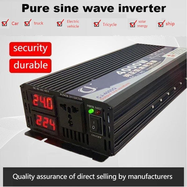 3000w2000w1000w pure sine wave inverter 12v24v48v to 220V for on-board household use  SUSWE