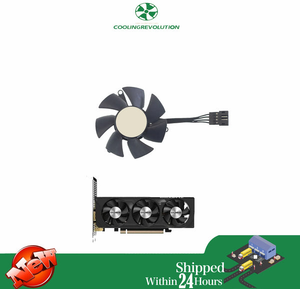 StoneTaskin Original Brand New 46MM GA51S2H DC12V 0.18A Graphics card fan For Gigabyte GeForce RTX 4060 OC Low Profile Fan Free Shipping