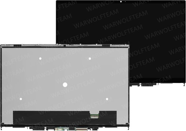 StoneTaskin 13.3 ines FHD LCD Display Touch Screen Digitizer Assembly Touch Control Board with Bezel Compatible with Dell Inspiron 13 7300 2-in-1 P125G P125G001 F4HW7 0F4HW7(Only for 30Pins)