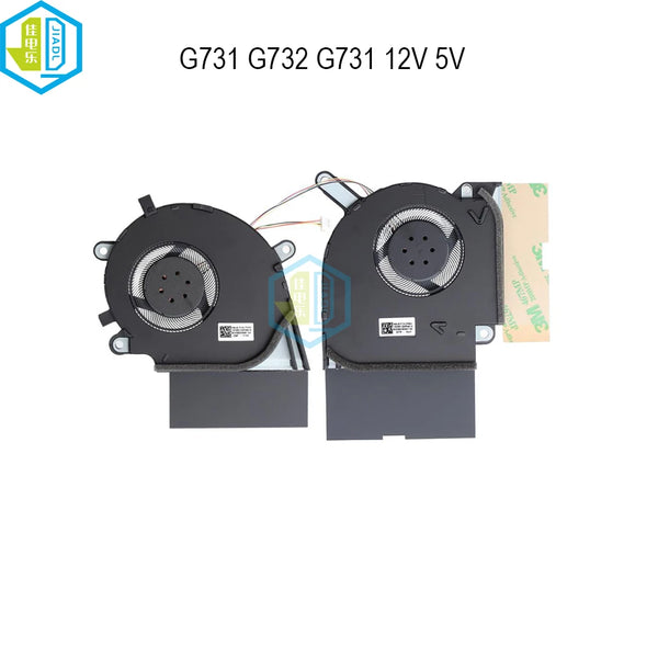 5V 12V Notebook PC Fan Cooler for Asus ROG G531 G531GV G731GU G731 GV GU G732 G732LWS Cooling Fans 13NR01I0P02111 DFS5K12115491L Free Fast Shipping