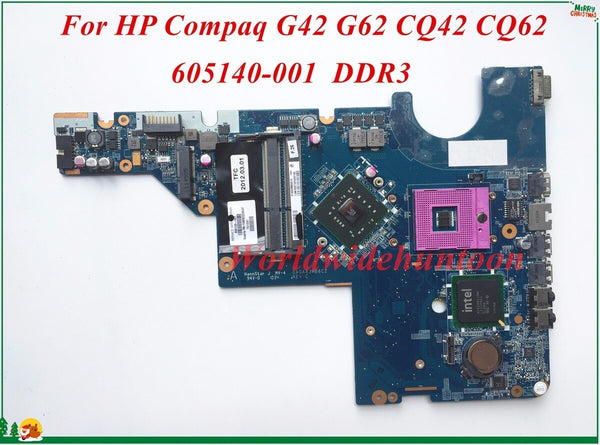 605140-001 For HP Compaq G42 G62 CQ42 CQ62 Laptop Motherboard DA0AX3MB6C2 PGA478 DDR3 100% Tested&Testing Video Support