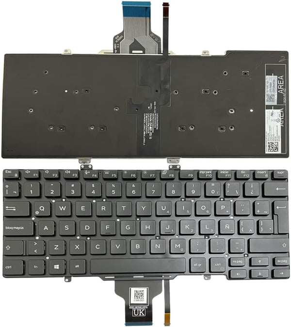 StoneTaskin Spanish Keyboard Backlit for Dell Latitude 7400 7410 5400 5401 5410 5411 3400 0Y1F5W Y1F5W PK132EE2B22 DLM18G6 Keyboard Backlit Laptop