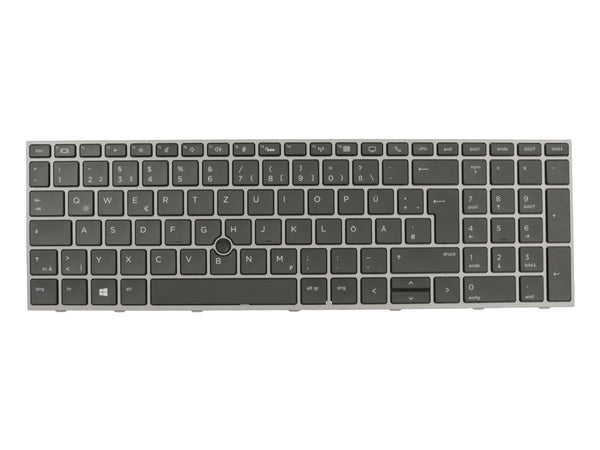 StoneTaskin Keyboard For HP ZBook 15 G5 17 G5 Series Laptop Keyboard SN6174BL Grey With silver Frame And Backlight 100% Tested