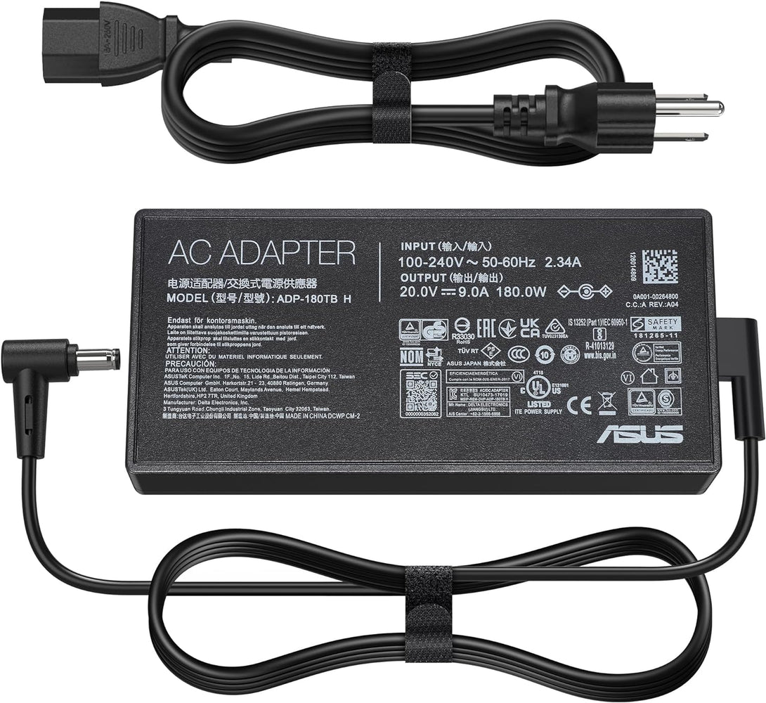 New 20V 9A 180W 6.0x3.7mm ADP-180TB H AC Adapter for Asus ROG Zephyru ...