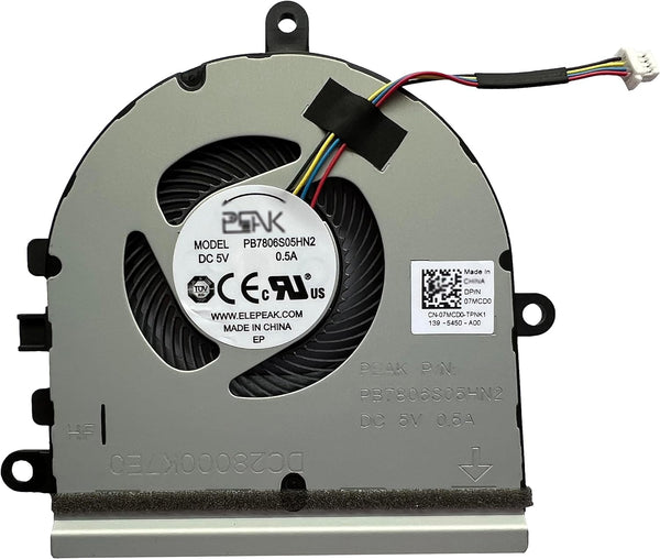 StoneTaskin Original Fan for Dell Inspiron 15-3583 15-3584 15-3593 15-5575 15-5593 Laptop CPU Cooling Fan 7MCD0 07MCD0