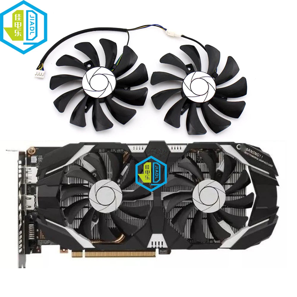 StoneTaskin 85MM graphics card fan Cooler For MSI GeForce GTX 1060 OC