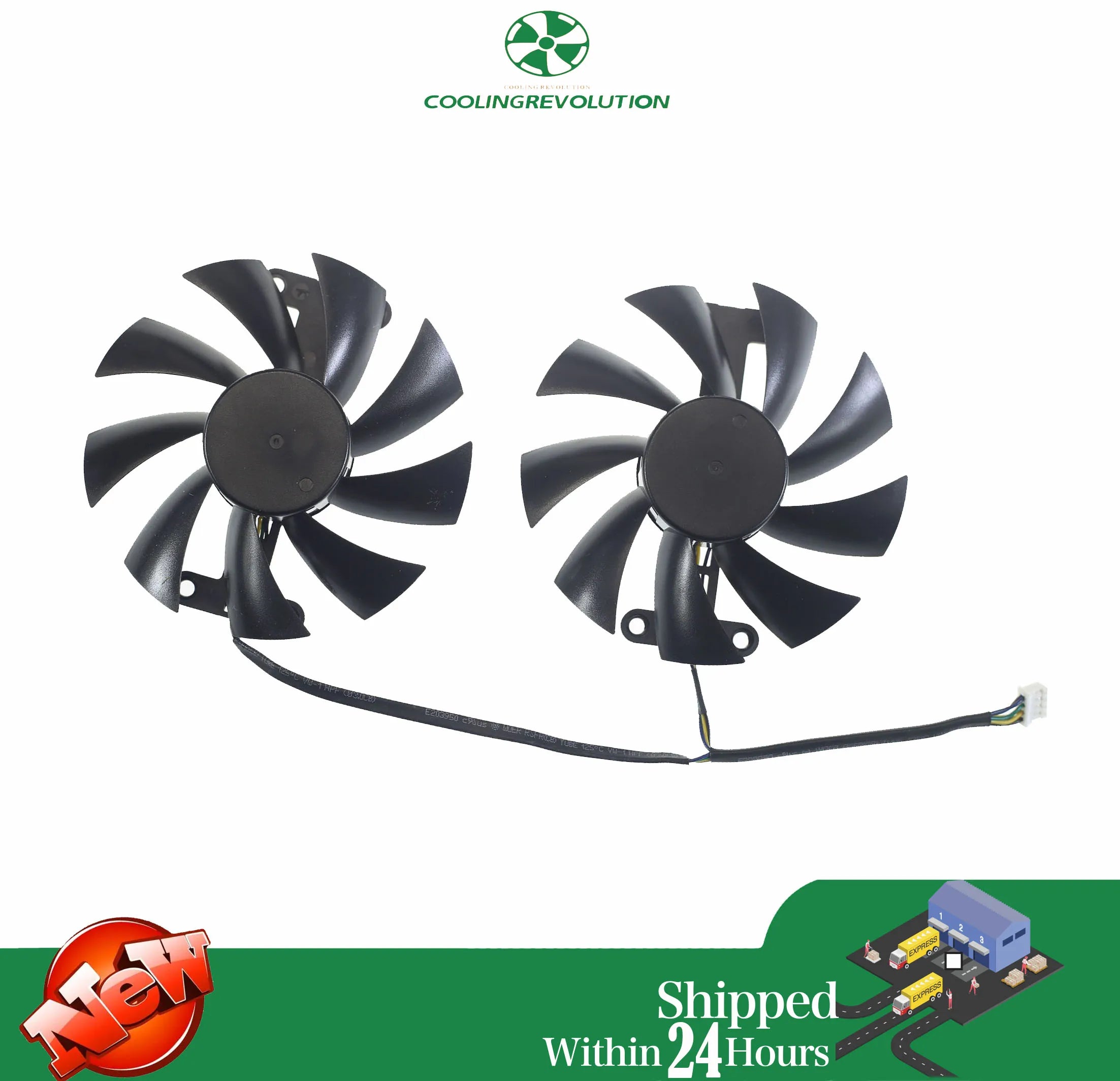 87mm 4-pin Fan 87mm Graphics Card Fan Replacement - PLA09215B12H 12V 0 ...