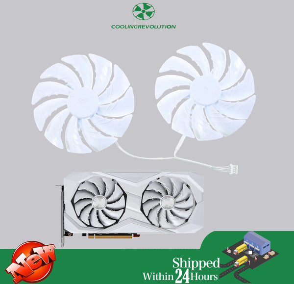 StoneTaskin Original Brand New 95MM FDC10U12S9-C DC12V 0.45A 4-Pin Graphics card fan for Asrock Radeon RX 6600 Challenger White fan Free Shipping