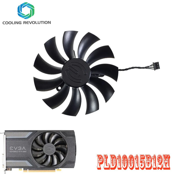 StoneTaskin Original Brand New 95MM PLD10015B12H DC12V 0.55A 4Pin Video card fan for EVGA GTX 1060 ITX Free Shipping