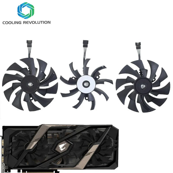 StoneTaskin Original Brand New 95MM PLD10015B12H Graphics Card Fan For Gigabyte AORUS GeForce RTX 2060 2070 SUPER 2080 2080Ti XTREME Cooling Fan Free Shipping