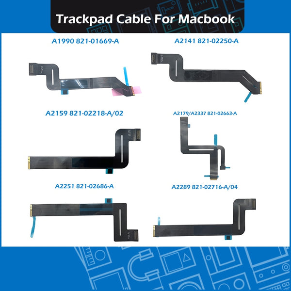 StoneTaskin Wholesale A1278 A1286 A1502 A1398 A1465 A1466 A1706 A1707 A1990 A2141 A2179 A1932 A2337 A2442 A2485 Touchpad Trackpad Cable For MacBook 6 Month Warranty