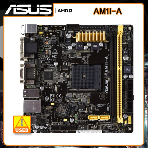 StoneTaskin ASUS AM1I-A Mini-ITX Motherboard AM1 Motherboard DDR3 USB 3.0  AMD For AMD Athlon-5370 5150 cpus