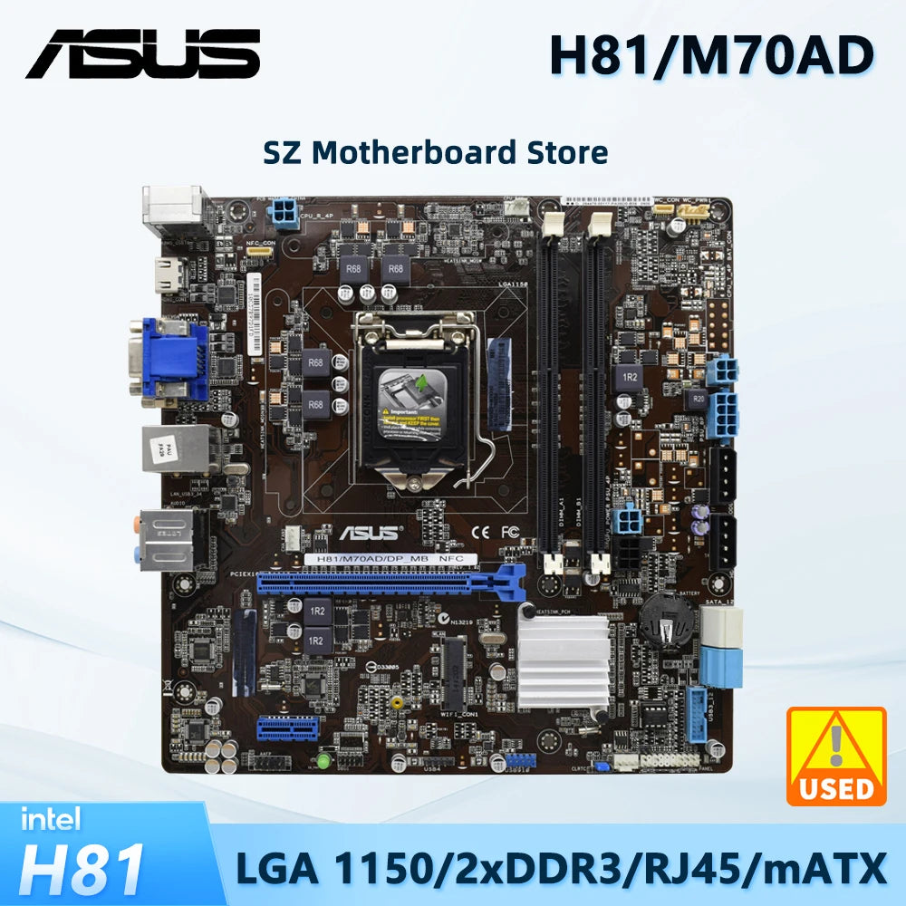 Lenovo Core I3 4150 Supported Motherboard ASUS H81M-A Intel Core