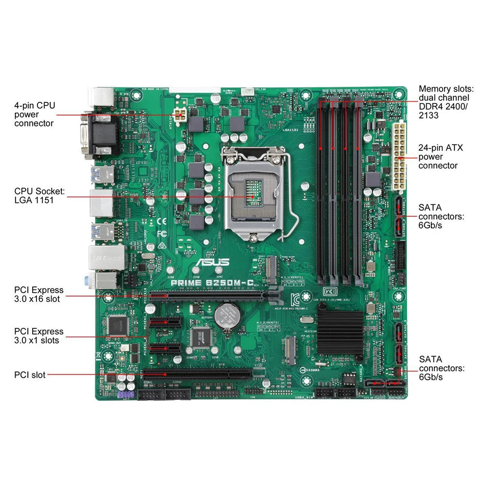 i5 6600 LGA1151 ASUS PRIME H270-PRO 16G Core i5 6600 LGA1151 ASUS