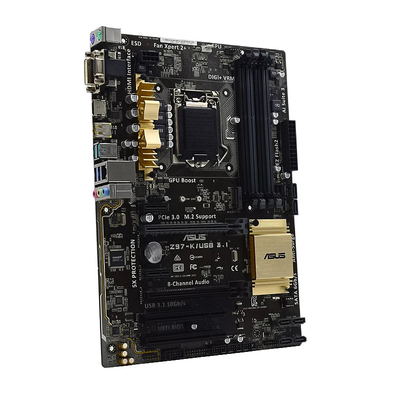 I/O Shield Backplate For ASUS Z97-K/USB 3.1 Motherboard IO