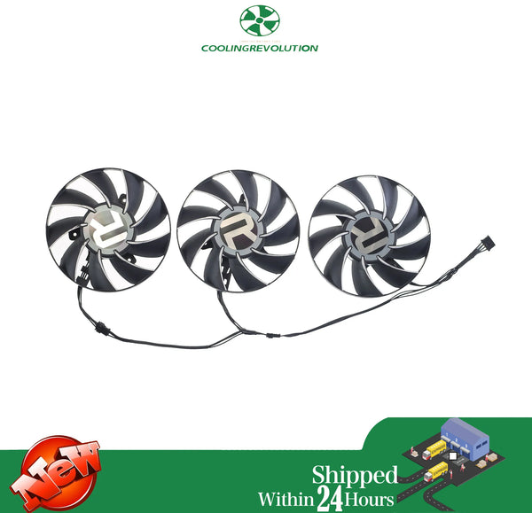 StoneTaskin Original Brand New AUB0812VD-00 DC12V 0.45A 4Pin Graphics card fan For AMD Radeon RX 6800/6800XT/6900XT 16G Graphics Video Cards Cooling Fans Free Shipping