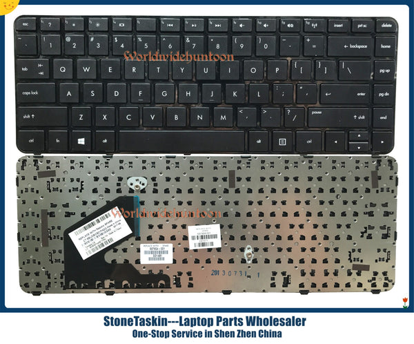 Brand New High quality Original for HP Sleekbook 14-B109VM 14-B Laptop Keyboard Black color US Layout Frame 697904-001 Tested