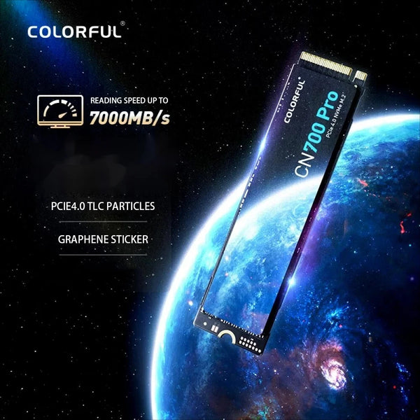 COLORFUL CN700 Pro 1TB 2TB PCle4.0*4 SSD NVMe M.2  Fast As A Flash  Desktop Notebook Internal Solid State Drive Original Brand New