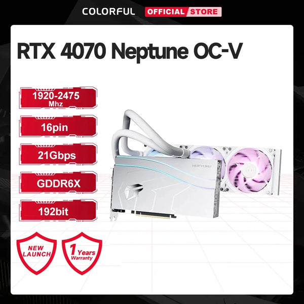 COLORFUL GeForce RTX 4070 Neptune Advanced Vulcan Ultra  OC-V Graphics GDDR6x Video Card Game For Desktop Computers Original Brand New