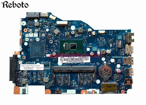 Classy Motherboard For Lenovo Ideapad 110-15ISK Laptop With CPU SR2EU i3-6100U P/N 5B20M41058 BIWP4/P5 LA-D562 DDR4 Fully Tested