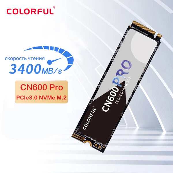 Colorful CN600 PRO M.2 SSD 256GB 512GB NVME SSD 1TB PCIe 3.0 Hard Drive Disk Internal Solid State Drive for Laptop Desktop Original Brand New