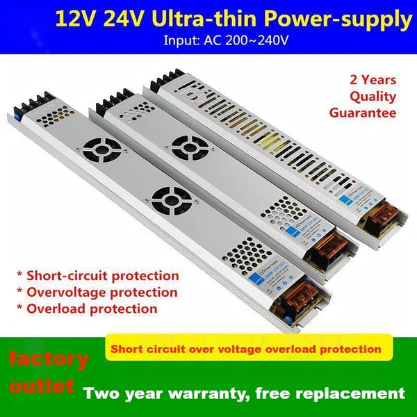 DC 12v200w 400W transformer switching power supply for thin and long magnetic guide lamp 100W  SUSWE