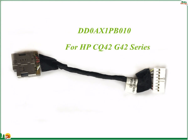 DC Power Jack Connector With Flexible Cable DD0AX1PB010 For HP CQ42 G42 Series High Quality&100% Working