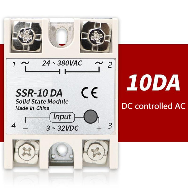 DC controlled AC solid state relay ssr-10da 25da 30da 40da 50da 60da 75da 80da 90da 100da  SUSWE