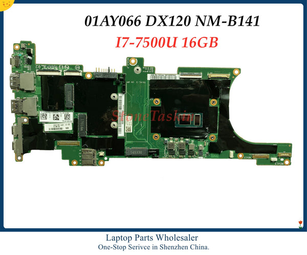 DX120 NM-B141 for Lenovo Thinkpad X1 Carbon Laptop Motherboard FRU:01AY066 01YN039 I7-7500U 16GB RAM Tested