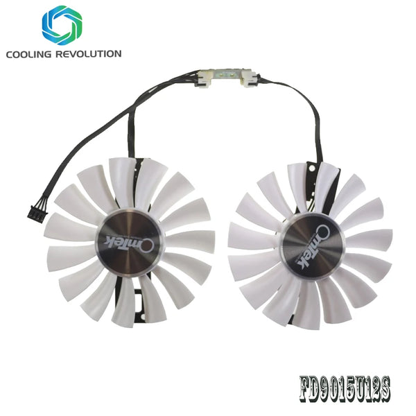 StoneTaskin Original Brand New FD9015U12S 0.55A GTX1060 Cooling Fan for EMTek Palit GeForce GTX 1060 6GB HV White Monster Video Card Cooler Fan Free Shipping