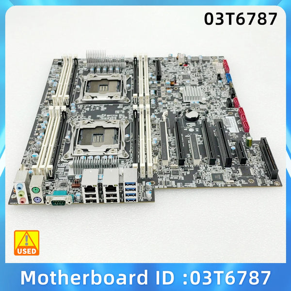 StoneTaskin Lenovo FOR 03T6787 P700 Workstation MoBo Dual LGA 2011-3 DDR4 Dual LAN NO I/O SHIELD