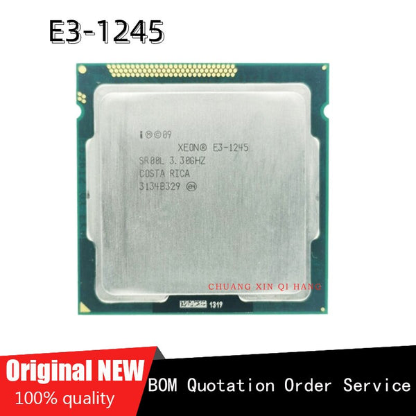 StoneTaskin FOR E3-1245 e3-1245 E3 1245 Quad-Core LGA1155 Desktop CPU Processor 100% Tested Fast Shipping