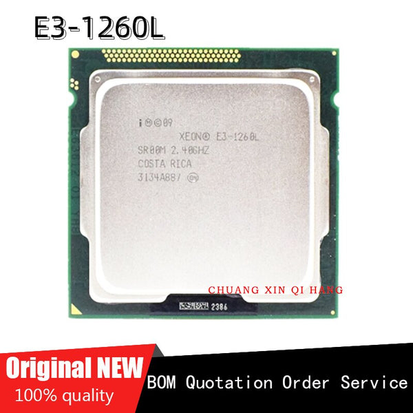 StoneTaskin FOR E3-1260L 2.4 GHz Quad-Core Eight-Thread 45W CPU Processor LGA 1155 E3 1260L 100% Tested Fast Shipping