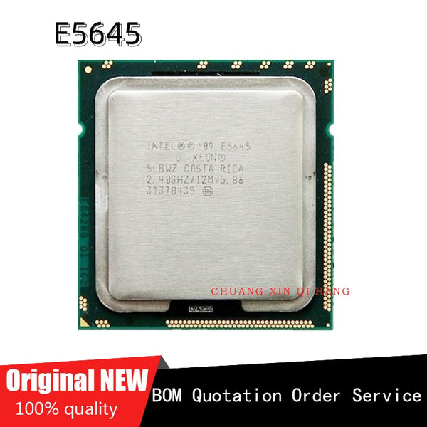 StoneTaskin FOR E5645 e 5645 2.53GHz LGA1366 12MB L3 80W Cache Six-Core server CPU processor 100% Tested Fast Shipping